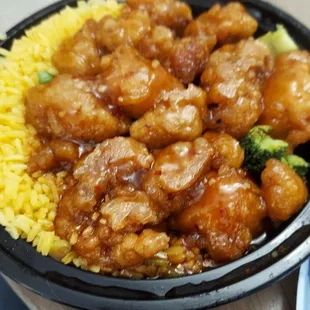 General tso's chicken.