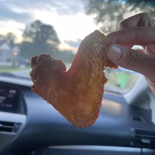 Whole wing. Hot n crispy perfect marinade