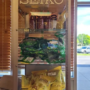 an open refrigerator filled with food