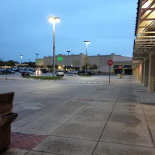 outside