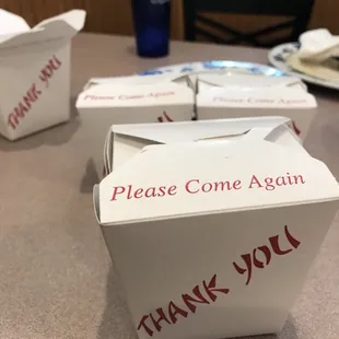 To go box