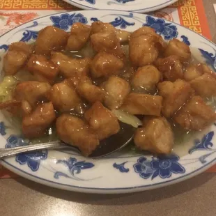 two plates of food on a table