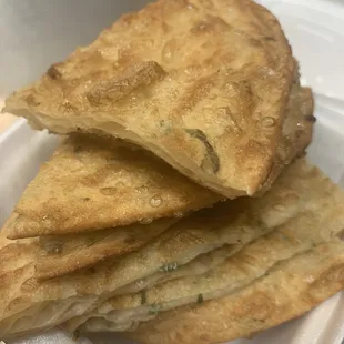 Scallion pancakes!