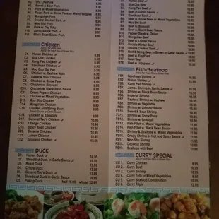 menu, sushi and sashimi
