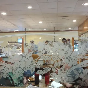 people eating in a restaurant