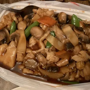 Chicken and mushroom