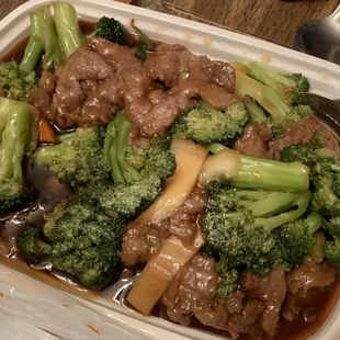 Beef and broccoli