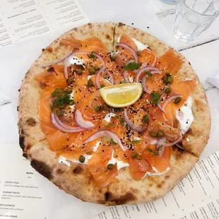 Smoked Salmon Pizza