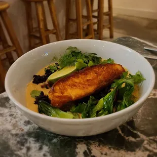 Salmon Coconut Curry