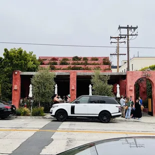 Outside of the restaurant, took me a second to figure out this was the right place
