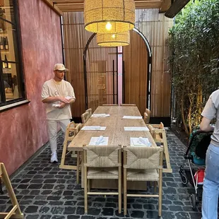 Separate dining room