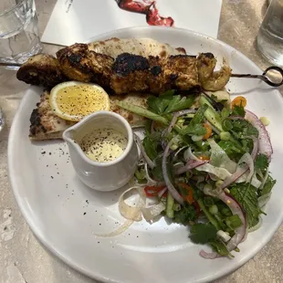 Chicken Kebab Plate