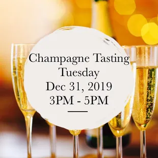 Champagne Tasting!
