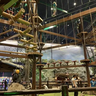 Rope course and golf