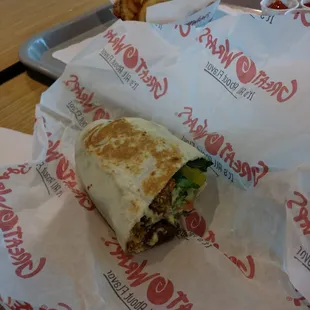 Veggie falafel wrap!