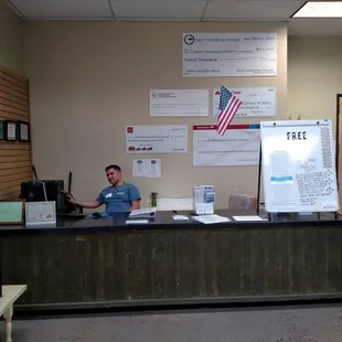 Customer Service Desk