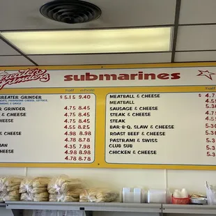 Menu Board
