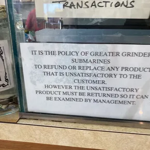 This is your policy! Please follow it!