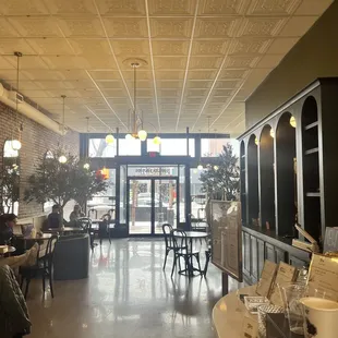 Interior seating area