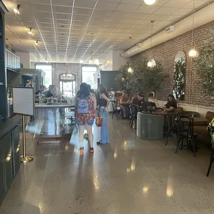 Bar and dining area