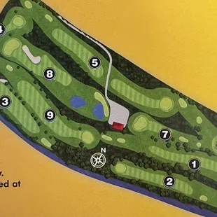 Golf course - 9 holes only.  Pretty rough course.