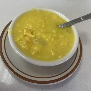 Lemon chicken soup