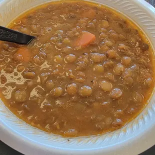 Lentil soup