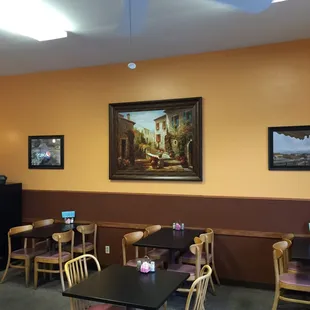 interior, sushi and sashimi