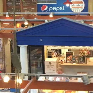 Grecian Gardens from 2nd floor eating area.