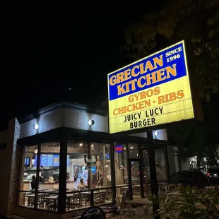 Here for the very first time at Grecian Kitchen!!