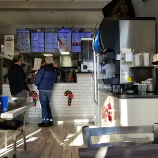sushi and sashimi, interior