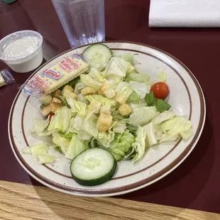 The salad