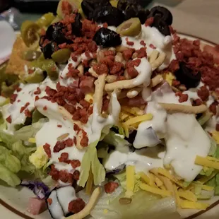 Great salad from the Grecian Salad Bar!