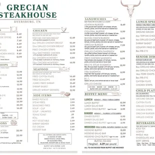 Menu (Updated Feb 3rd, 2025)