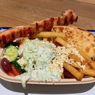 Chicken Souvlaki Plate