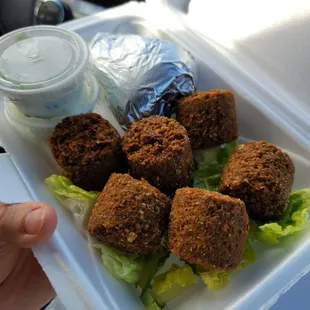 Falafel appetizer