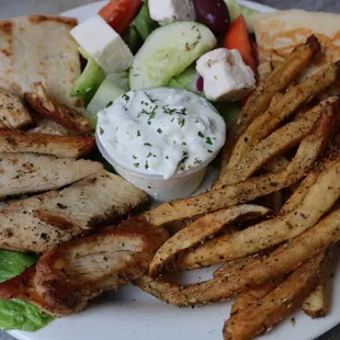 a plate of food