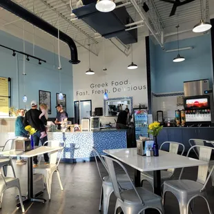 the interior of a restaurant