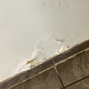 Wall needs repair