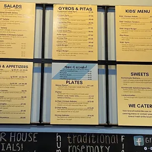 Updated Menu 02/2022