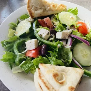 Fresh Greek Salad Pita