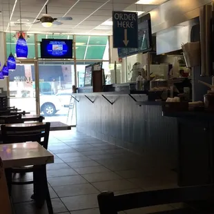 sushi and sashimi, interior