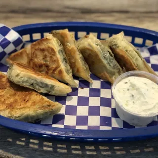 Spinach Pie Triangles