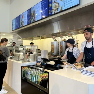 sushi and sashimi, interior