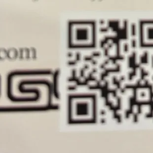 QR CODE to look at the whole menu.