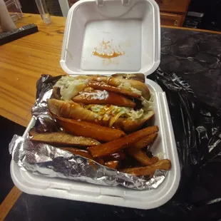 Regular polish boy with fries