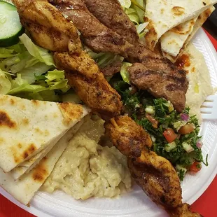 Two Kabob Platter