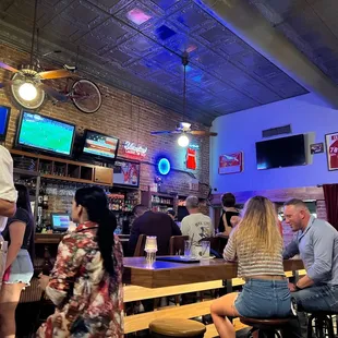 Saturday night at the bar
