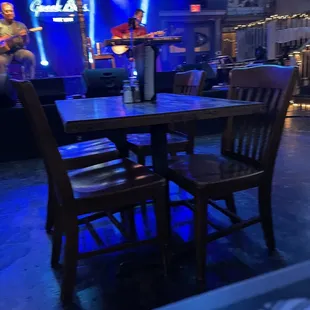 the stage