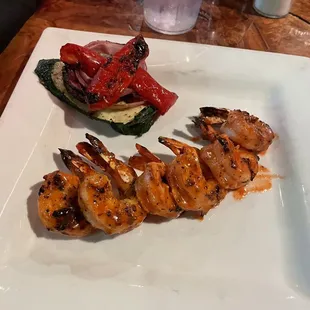 Grilled Shrimp w/ Grilled Veggies